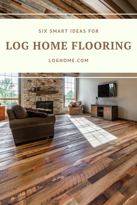 Log Home Flooring Ideas, Cabin Flooring Ideas, Log Home Bedroom, Fake Wood Flooring, Log Cabin Flooring, Log Home Flooring, Faux Wood Flooring, Pine Wood Flooring, Cabin Interior Design