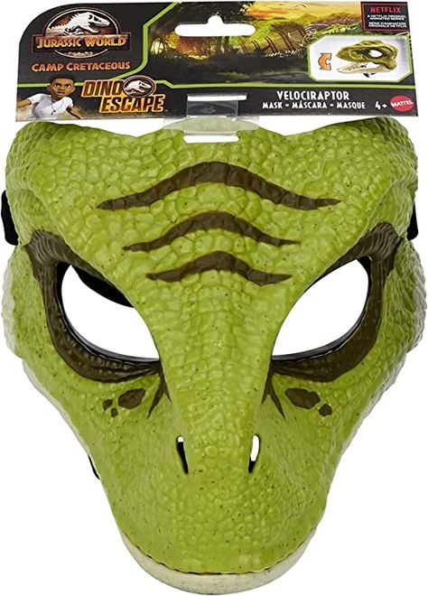 Amazon.com: Jurassic world Velociraptor mask Green : Toys & Games Jurassic World Velociraptor, Jurassic World T Rex, Dino Mask, Dinosaur Mask, Jurassic World Dinosaurs, Blue Mask, Kids Mask, Texture Color, Tyrannosaurus Rex