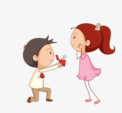 Engagement Cartoon, Cute Love Doodles Couples, Anime Kiss Gif, Love Doodles, Black Background Images, Cartoon Sketches, Marriage Proposal, Cartoon Man, Cute Couple Cartoon