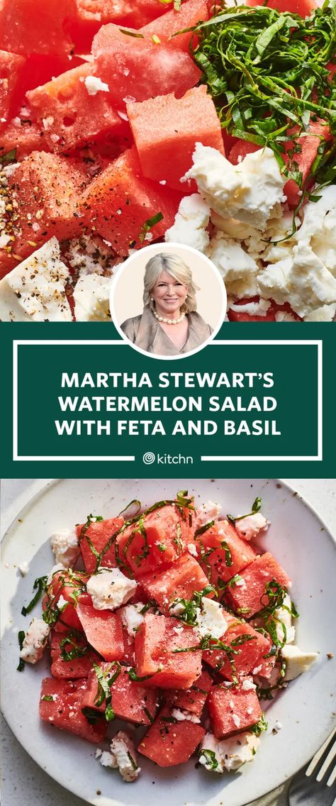 Watermelon Salad Recipes, Feta Cheese Salad, Watermelon Feta Salad, Watermelon And Feta, Cooking Easy, Watermelon Salad, Watermelon Recipes, Feta Salad, Healthy Salad Recipes