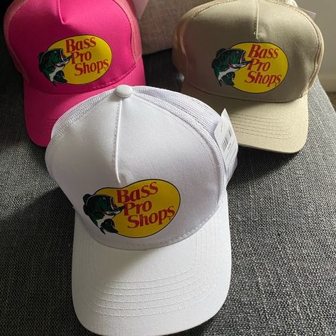 Set 3 hats bass pro shop new with tag Bass Pro Shop Hat Outfit, Bass Pro Shop Hat, Bass Pro Shop, Brown Hat, Brown Hats, 15th Birthday, Birthday Wishlist, Christmas 2023, Outfits With Hats