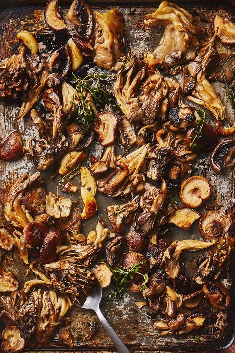 Wild Mushroom Recipes, Mushroom Side Dishes, Vitamin D Foods, Thyme Recipes, Mushroom Dish, How To Cook Mushrooms, Healthy Morning Routine, Roasted Mushrooms, Cereal Recipes