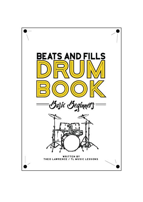 Needs updating, but still a useful book to teach and learn with. 24 Pages Focussing on essential Drum Beats and Drum Fills Unlimited Printing from 1 PDF file   Description This 24 page drum book has been created for beginner drum students to follow from ... Drum Notation, Drum Fills, Learn Drums, Drum Beats, Drums Sheet, Drum Sheet Music, Reading For Beginners, Drum Music, Drum Lessons