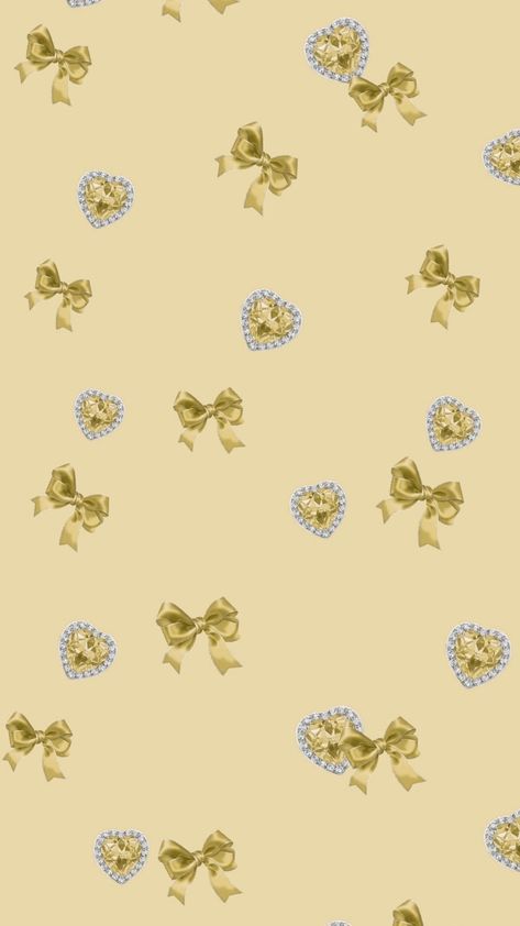 Yellow Coquette Wallpaper, Kuning Aesthetic, Yellow Coquette, Anime Diy, Coquette Wallpaper, Headboard Ideas, Glittery Wallpaper, Wallpaper Ios, Bling Wallpaper