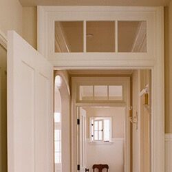 Window Above Door, Door With Window, Window Lights, Transom Window, Interior Door Trim, Interior Wood Doors, Transom Windows, Bathroom Door, Diy Barn Door