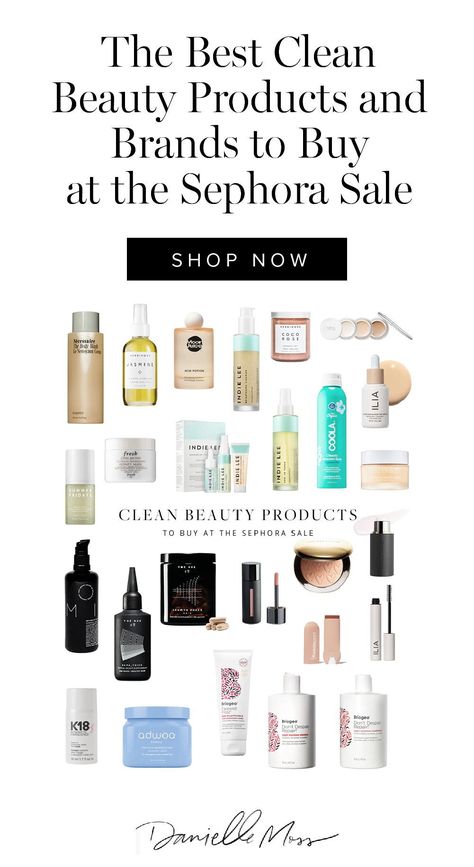 Most skincare and beauty products contain ingredients that aren’t exactly the best for bodies, and what we put on and in our bodies matters. Investing in clean beauty brands with clean ingredients is so worth it. My skin has never looked or felt better, so I want to share some of my favorite products that are on sale right now. Sephora is having a big spring sale, so I’m sharing the products I use daily and some new products that are in my cart. Clean Ingredients Skincare, Best Clean Beauty Products, Clean Skincare Products, Clean Beauty Brands, Natural Makeup Tips, Clean Products, Sephora Sale, Skin Care Routine 30s, Indie Lee