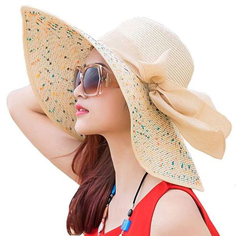 https://rstyle.me/cz-n/djyuaqcd54p Woman Hats, Women's Caps, Floppy Straw Hat, Floppy Beach Hat, Women Hats Fashion, Straw Sun Hat, Wide Brim Sun Hat, Hat Patterns, Beige Style