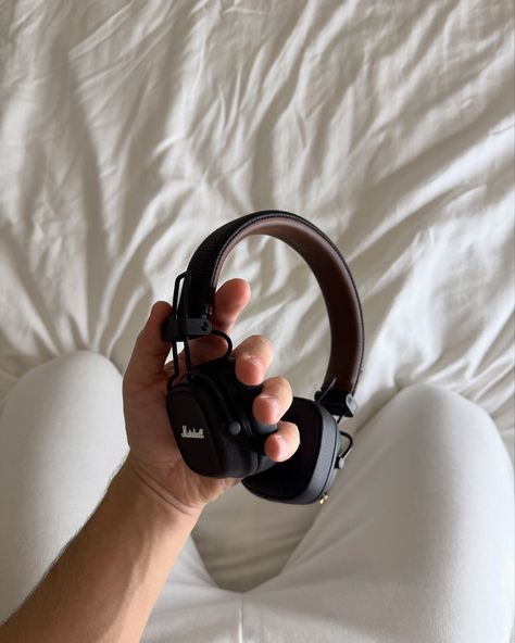 Tunes, self-care, done. #marshall #major4 #headphones #sheetmask #selfcare Marshall Headphones, Sheet Mask, Self Care, Headphones, Quick Saves