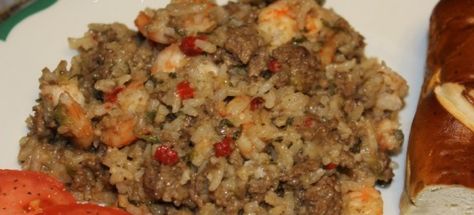 Oven Crawfish Rice Dressing Casserole- can use shrimp or crawfish or a combo Crawfish Rice, Recipes For Rice, Seafood Rice Recipe, Dressing Casserole, Cajun Recipes Authentic, Rice Dressing, Crawfish Recipes, Seafood Rice, Creole Cooking