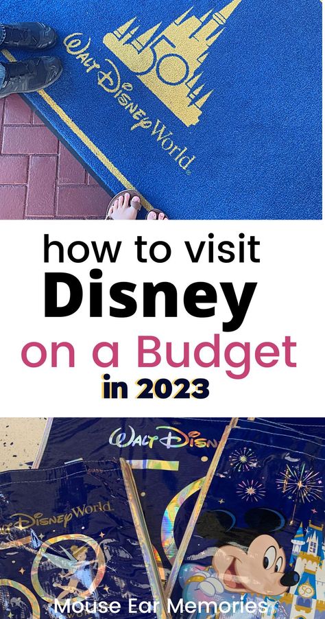 Wondering how you can visit Disney World on a budget in 2023? Vacations are expensive, and Disney is no exception! However, if you follow these tried and true tips to save money the right way, you won’t have to worry about missing out on the magic! Disney World Cheap, Plan Disney World Trip, Disney World On A Budget, Disney Savings, Disney Trip Surprise, Disney Cheap, Disneyland Planning, Disney On A Budget, Disney World Vacation Planning