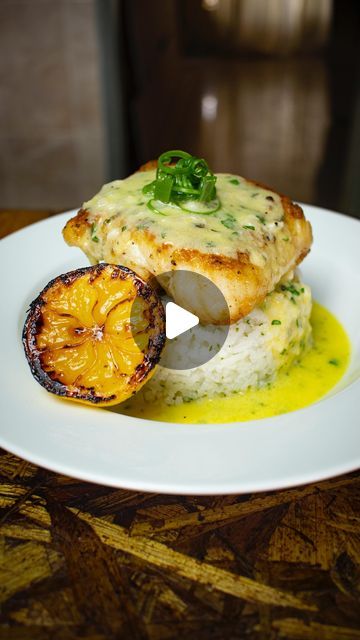 Kenneth Tebogo Middleton on Instagram: "Recipe: Fish with Lemon Garlic Butter Sauce and Coconut Rice Ingredients - For the Coconut Rice - 2 cups long grain rice - 2 cans of coconut milk (800ml) - Coriander - Salt & Pepper For the Sauce - 1/2 cup chicken stock - 1/2 cup milk - 3 tsp garlic - 1/4 cup minced onion - 16 tbsp butter (225g) - 1 tbsp flour - Parsley - Salt and Pepper - 6 tbsp lemon juice" White Fish With Lemon Cream Sauce, Baked Fish In Coconut Milk, Lemon Butter Fish Recipes, Fish With Coconut Rice, Fish With Cream Sauce, Saucy Garlic Butter Shrimp With Coconut Milk And Rice Noodles, Fish Coconut Milk, Pineapple Fish, Butter Fish Recipe