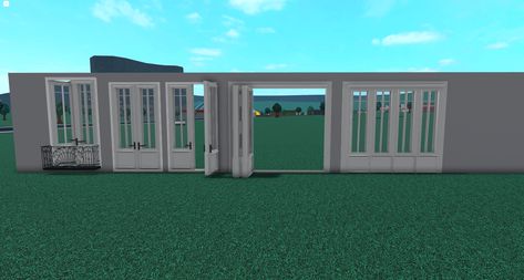 Boo Burg Exterior, Doors Bloxburg, Bloxburg Custom Window Ideas, Door Bloxburg, Bloxburg Custom Door Ideas, Curtains Decals Bloxburg, Custom Bloxburg Windows, Custom Bloxburg Door, Custom Door Bloxburg