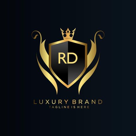 RD Letter Initial with Royal Template.elegant with crown logo vector, Creative Lettering Logo Vector Illustration. Crown Logo Design Ideas, Crown Logo Design, Logo Design Ideas, Crown Logo, Creative Lettering, Lettering Logo, Logo Banners, Cityscape Photos, Marketing Design