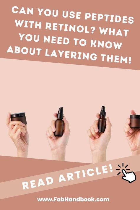 From scientific research to expert advice, we break down what you need to know about using peptides & retinol together in your skincare routine. Peptides And Retinol, Layering Skincare, Skincare Serums, Peptide Serum, Scientific Research, Retinol, Skincare Routine, Skin Care Tips, Serum