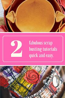 Scrap Busting Projects | 2019 Recycle Fabric Scraps, Reuse Fabric, Handmade Fabric Bags, Scrap Fabric Projects, Make Stuff, Scrap Busters, Gift Making, Fabric Bowls, Sewing Tutorials Free