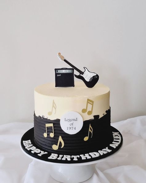 Legend of 1974 🎸🎶 Allen's 50th Rock & Roll themed birthday celebration 🎼 I hope you had a b🎺🎸 {Legend} #legendoflegends #rocknroll🤘 #50thbirthday #50thbirthdaycake #musicalthemecake #electricguitarcake #milestonecelebration #sunshine #deerpark #derrimut #essendon #ascotvale #keiloreast #keilor #moneeponds #flemington #niddrie #ravenhall #pointcookcakes #pointcook #sanctuarylakes Rock Themed Cake, Rock And Roll Birthday Cake, Rock And Roll Cake, 60s Rock And Roll, Rock And Roll Birthday, Guitar Cake, 60s Rock, Musical Theme, 50th Birthday Cake