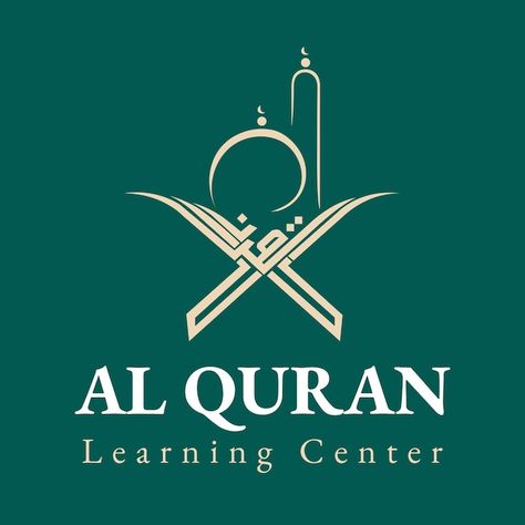 Quran Logo Design, Quran Logo, Quran Background, Quran Tajweed, Canva Course, Islamic Logo, Quran Learning, Social Media Images Design, Background Islamic