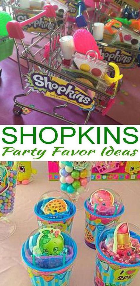 Party Favors For Boys, Party Favor Ideas, Shopkins Party, Boy Party Favors, Kids Favors, Party Favors For Kids Birthday, Childrens Birthday Party, Favor Ideas, Easy Ideas