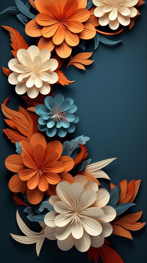 3d Floral Wallpaper, Iphone Wallpaper Christmas, Iphone Wallpaper Lights, Paper Cutout Art, Wallpaper Christmas, Iphone Wallpaper Stills, Floral Wallpaper Iphone, Flowers Photography Wallpaper, Floral Wallpaper Phone