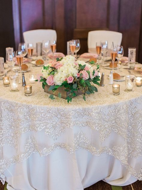 blush DIY wedding | Rachel Solomon Photography | Glamour & Grace Quince Decorations Ideas, Speakeasy Wedding, White Wedding Decorations, Diy Wedding Table, Diy Wedding Reception, Wedding Table Linens, Wedding Tablecloths, Wedding Tables, Lace Table