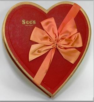 A beautiful box of chocolates just says, Valentine's Day (among other celebrations.  I thought it would be fun to look up some of the popular chocolatiers of the 1950s. Enjoy your walk down memory lane. See's Candies, Go to: http://vintage1950s.blogspot.com/ Vintage Box Of Chocolates, 1950s Valentines Day, Vintage Signs Diy, Sees Candies, Valentine Day Boxes, Valentine Chocolate, Heart Box, Chocolate Hearts, Valentine Candy