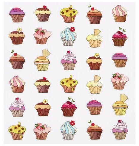 HOBBY-Design Sticker, muffin Maritime Decor, Puppy Paw Prints, Barbie Printables, Small Cakes, Calendar Planner, Puppy Paws, Calendar Stickers, Bullet Journal Stickers, Planner Book