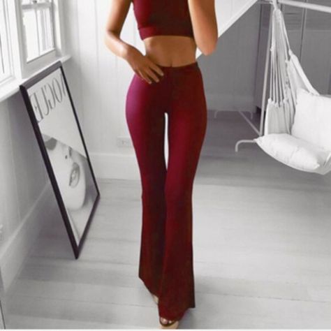 High Waisted Cargo Pants, Flat Pattern, Killer Legs, Elegant Pant, Bell Pants, Trendy Pants, Pants Women Fashion, Style Formal, Long Trousers