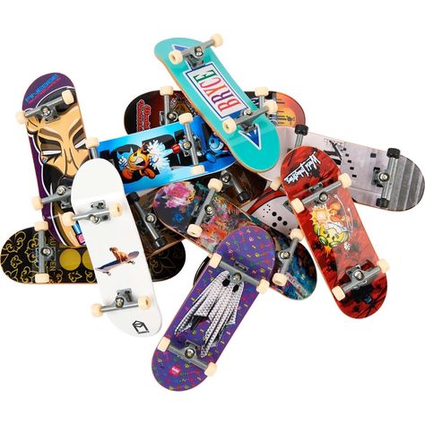 Tech Deck 96mm Fingerboard   Features  1 x Tech Deck 96mm Finger SkateboardAuthentic Graphics From Real Skate Companies Fully Customizable Assorted AccessoriesLearn New Tricks & Tips and Become a Pro in No Time! Recommended Age:  6yrs + (No Batteries Required) Price is For 1 Randomly Selected Tech Deck   Real boards. Real graphics. Real stunts. Pull off epic tricks with Tech Deck’s authentic fingerboards! From nose to tail, Tech Deck fingerboards are engineered to replicate the feel of Skate Graphics, Skateboard Graphics, Real Skateboards, Tech Deck, Deck Boards, Indoor Toys, Toy Brand, Plan B, Pull Off