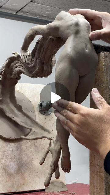 Apoxie Sculpt Art, Art Sculptures, Clay Woman Body Sculpture, Nude Statue, Art Sculpture Ideas, Figure Sculpture, Female Sculpture, Body Sculpture, Sculpture Ideas