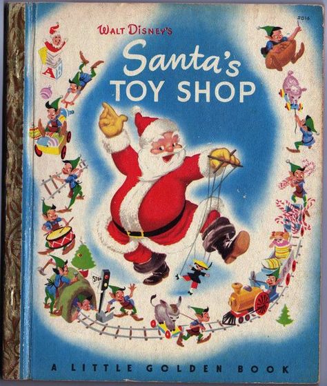 All+the+Little+Golden+Books+|+...+christmas+books+santa+s+toy+shop+which+was+a+little+golden+book Santa Klaus, Santa Toys, Book Library, Childhood Books, Golden Book, Toy Shop, Retro Pop, Christmas Memory, Christmas Past