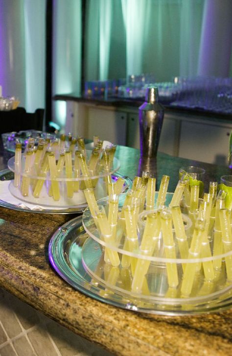 mojito test tube shots Sterilization Celebration, 21st Inspiration, Test Tube Shots, Catering Inspiration, Ideas Casamiento, Soup Shooters, Hospital Table, Party Entrance, Party Shots