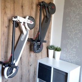 Scooter Store, Scooter Storage, Scooter Shop, Bike Storage, E Scooter, Dream Apartment, Wall Storage, Garden Storage, Electric Scooter