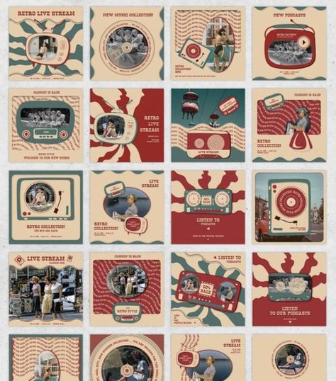 Are you one of those who like the past better than the present? Take inspo from this jolly vintage aesthetic! Save this pin for later and follow Mused to source your inspiration Graphics Aesthetic, Winter Graphics, Brochure Design Layouts, Graphics Background, Background Winter, Vintage Template, Graphic Shapes Design, Logo Design Inspiration Creative, Retro Graphic Design