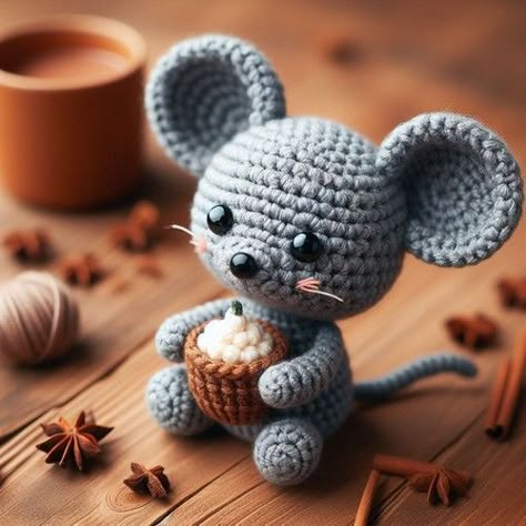 Free Crochet Little Mouse Amigurumi Pattern Mouse Crochet Pattern Free, Crochet Keyring Free Pattern, Mouse Amigurumi, Keychain Patterns, Animal Crochet, Crochet Mouse, Amigurumi Tutorial, Little Mouse, Crochet Girls