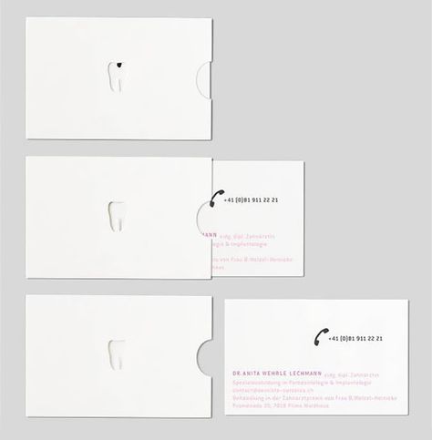 Innovative Business Cards, Business Card Gallery, Kedokteran Gigi, Clever Business Cards, 달력 디자인, Dental Marketing, Business Card Design Creative, Business Card Inspiration, 카드 디자인