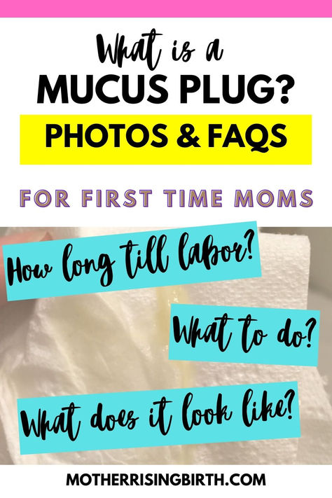 What does a mucus plug mean, what to do next, what does it look like, is it a sign of labor, and more! Mucus plug questions answered! Losing the mucus plug can be alarming. If you're a first time parent and wondering about the size, color, shape, timing, if it's discharge or bloody show, I've got answers. Click through for all the information to put you at ease while in the last trimester of pregnancy on the cusp of labor. Mucus Plug Signs Labor, Mucus Plug Look Like, Holistic Motherhood, Holistic Pregnancy, Mucus Plug, Holistic Fertility, Natural Childbirth, Birth Preparation, Pregnancy Info