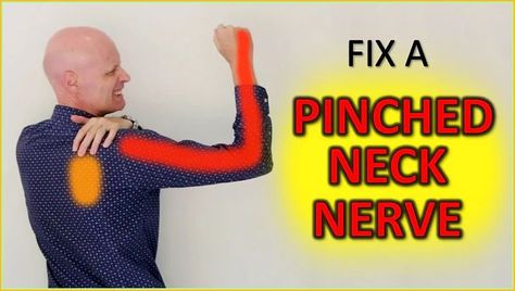 Stretch breaks, less stiffness. Numbness In Arms And Hands, Pinched Nerve In Shoulder, Nerves In Back, Pinched Nerve Relief, Pinched Nerve In Neck, Nerve Relief, Neck Pain Exercises, Neck And Shoulder Exercises, K Tape