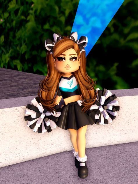 Royal High Sporty Outfit, Sporty Outfits Royale High, Royale High Cheerleader Outfit, Royale High Sporty Outfit, Sporty Royale High, Sunset Island, Rh Fits, Aesthetic Roblox Royale High Outfits, Cheerleading Outfits