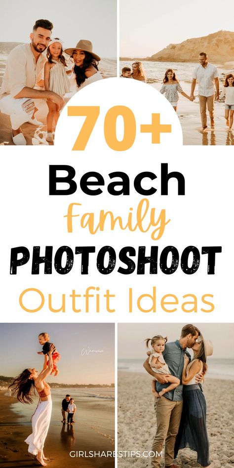 70+ Best Beach Family Photoshoot Outfits [2024]: What To Wear For Photos And Best Tips Beach Family Photoshoot Outfits, Beach Family Photos Outfits, Family Beach Pictures Outfits, Family Photos Outfits, Beach Family Photoshoot, Beach Photoshoot Family, Sunset Family Photos, Beach Picture Outfits, Best Family Beaches