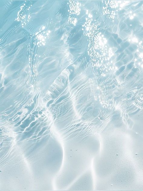 Product Background Design, Sky Blue Theme, Blue Ocean Background, Beach Phone Wallpaper, Crystal Blue Water, Blue Bg, Cmf Design, Water Background, Water Aesthetic