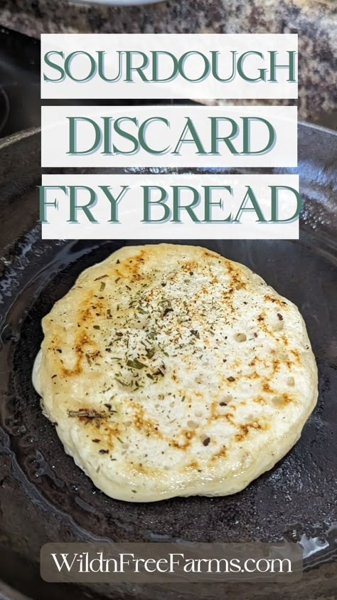 sourdough discard fried bread Kitchen Joy Sourdough, Sourdough Discard Empanadas, Sourdough Skillet Bread, Sourdough Fried Dough, Sourdough Discard Busicuts, Sourdough Discard Gravy, Sourdough Fry Bread Recipe, Fried Sourdough Discard, Sourdough Discard Fry Bread