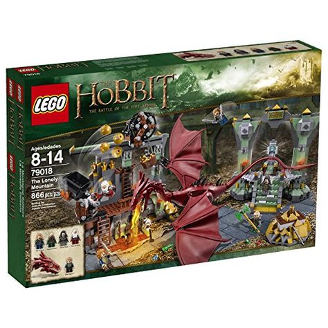 The Hobbit Lego Sets Lego The Hobbit, Smaug Dragon, The Lonely Mountain, Lego Hobbit, Lonely Mountain, Fire Breathing Dragon, Lego Toys, Buy Lego, Cool Lego