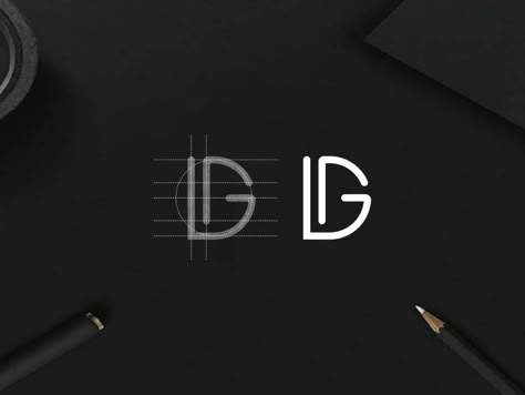 Dg Logo Design, Dg Monogram, Gd Logo, Gate Logo, Landscape Logo, Goat Logo, R Design, Diego Garcia, Interior Logo