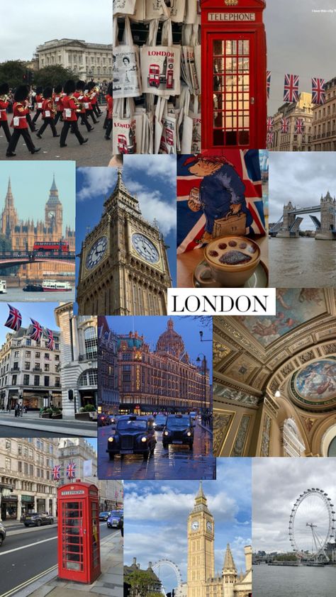 London collage #england#collages London Collage, Books Free Download Pdf, Travel Illustration, England, London, Collage, Travel