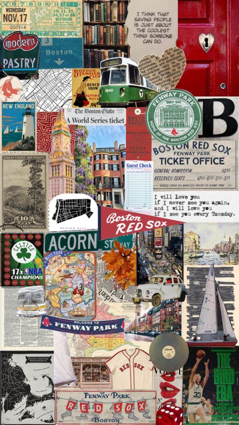 Boston Wallpaper, Boston In The Fall, Boston Aesthetic, Moving To Boston, Boston Usa, New Yorker Covers, Dorm Wall Decor, Dorm Posters, Boston Sports