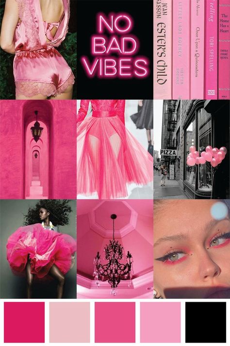 Black Pink Fashion, Branding Mood Board Inspiration, Brand Colors Inspiration, Brand Palette, Nail Logo, Color Palette Pink, Branding Mood Board, Fashion Mood Board, Brand Board