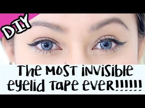 Tape Makeup, Virtual Hugs, Face Lift Tape, Tone Makeup, Exercise For Women, Hooded Eyelids, Eye Tape, Droopy Eyes, Double Eyelid Tape