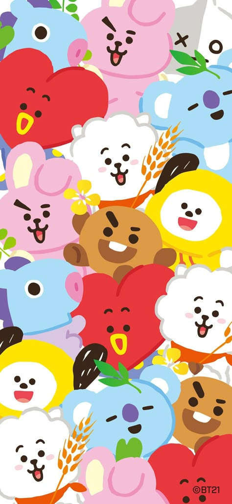 Bt21 Wallpaper, Bts Christmas, Iphone Wallpaper Vsco, Bts Wallpaper Lyrics, Mood Wallpaper, Cool Wallpapers Art, Bts Drawings, Bts Chibi, Bts Lockscreen