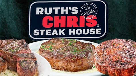 Why Ruth's Chris Steaks Always Taste So Good - Chowhound Ruth Chris Steak, Ruths Chris Steakhouse, Meat Main Dishes, Ruth Chris, Prime Steak, T Bone Steak, Steak Butter, How To Cook Steak, Grass Fed Beef