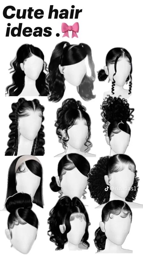 Hairstyles With Curled Hair, Create Pin, Quick Curly Hairstyles, Latina Hair, Cute Hairstyles For School, Mixed Curly Hair, Easy Hairstyles For Thick Hair, Hair Inspiration Long, Quick Natural Hair Styles